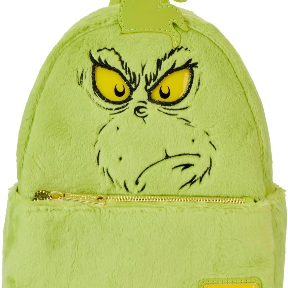 Loungefly Dr Seuss Plush Grinch Light Up And Flocked EXCLUSIVE
